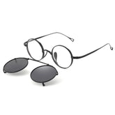 Round Glasses LE1501 – Clip-On Sunglasses Included