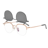 Geometric Glasses LE1682 - with Flip Up Sunglasses