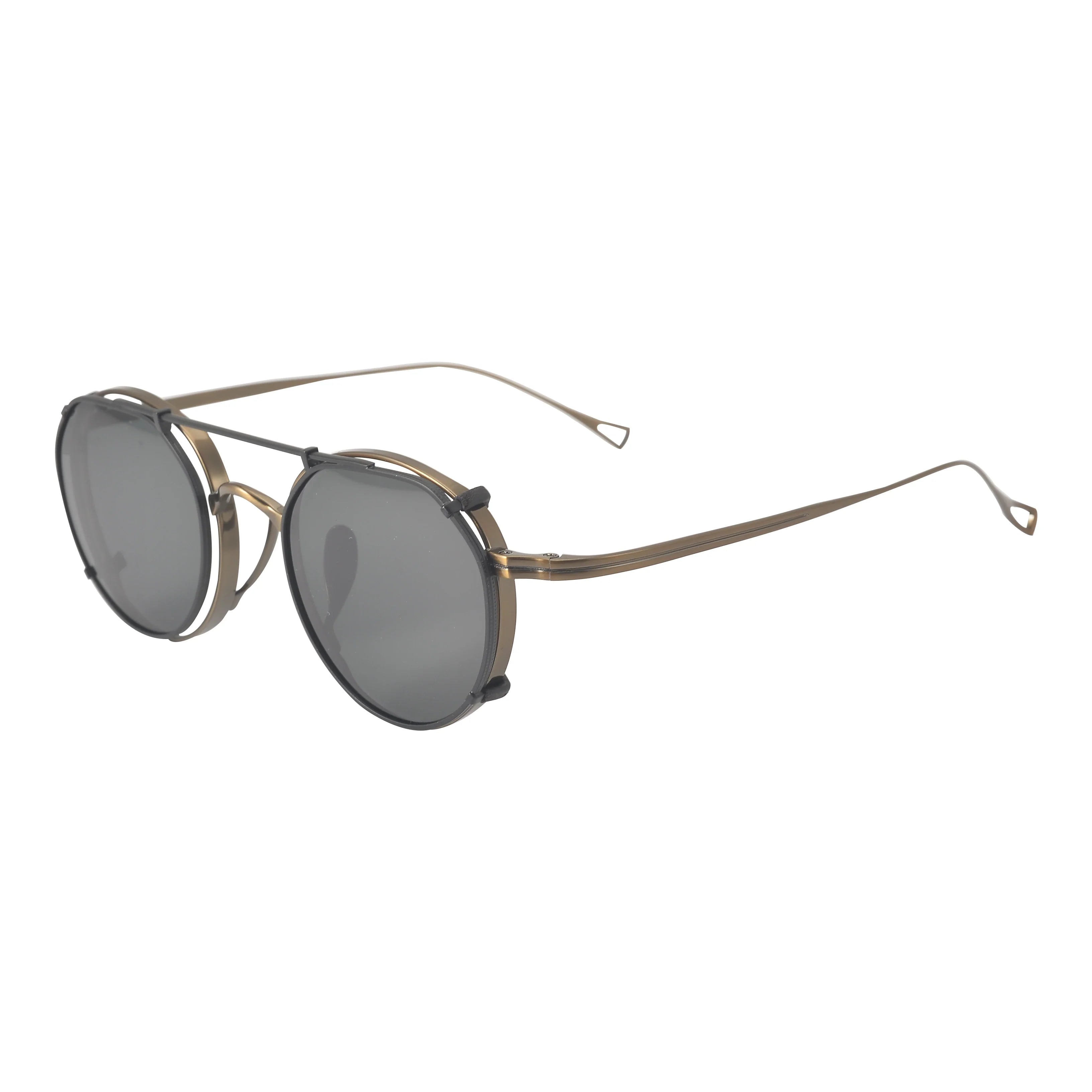 Round Glasses LE0022 – Clip-On Sunglasses Included