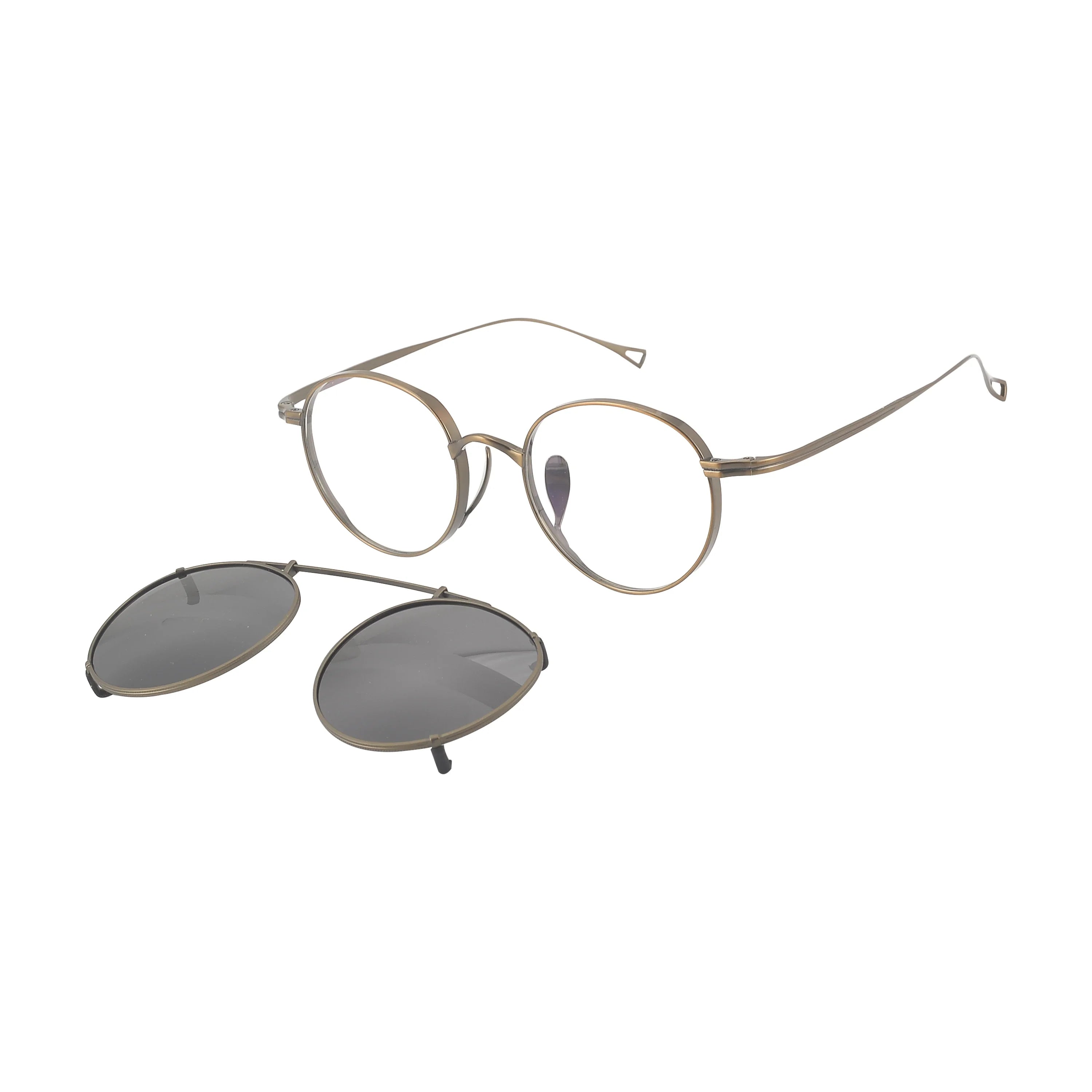 Round Glasses LE0022 – Clip-On Sunglasses Included
