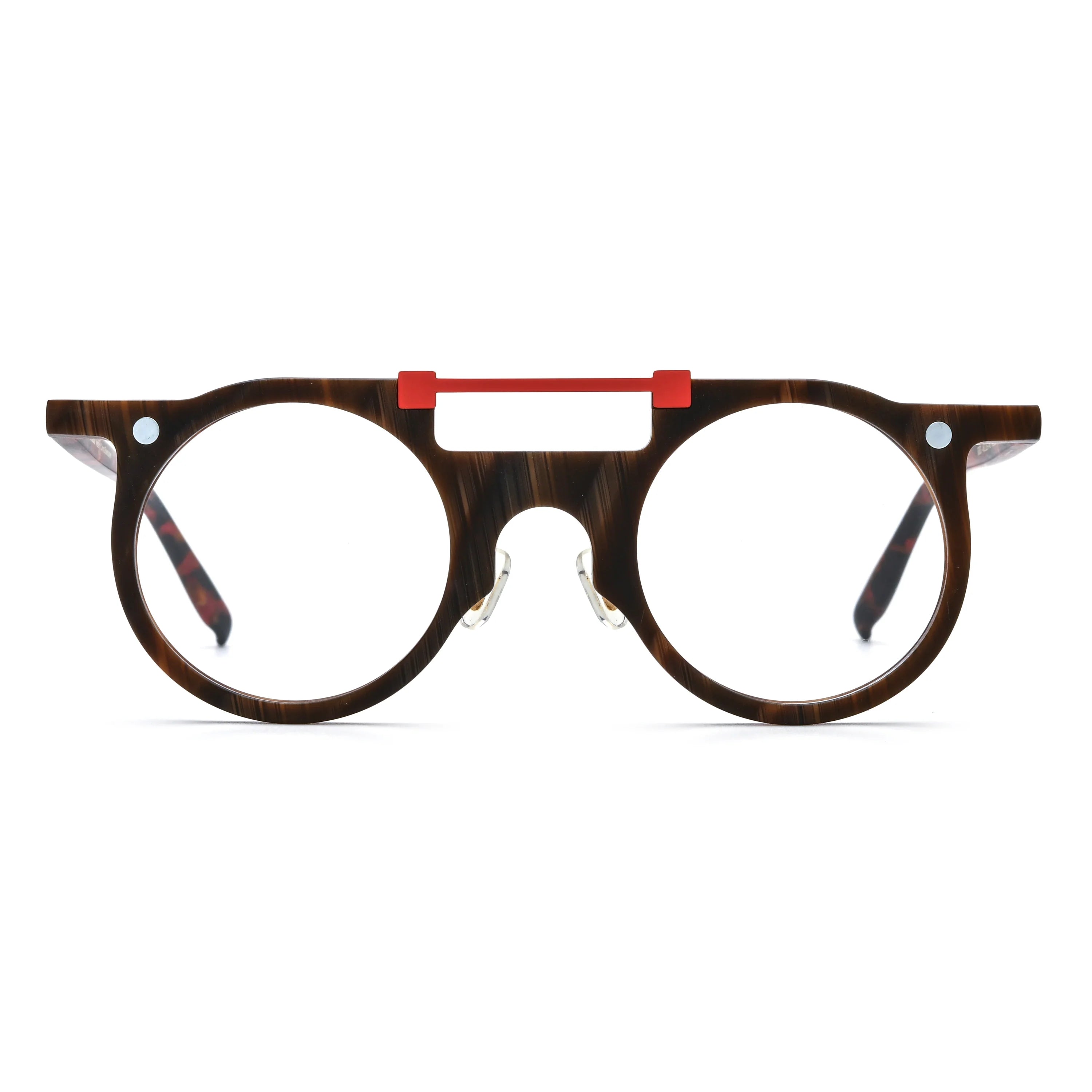 Round Glasses LE0919 - Clip On Sunglasses Included