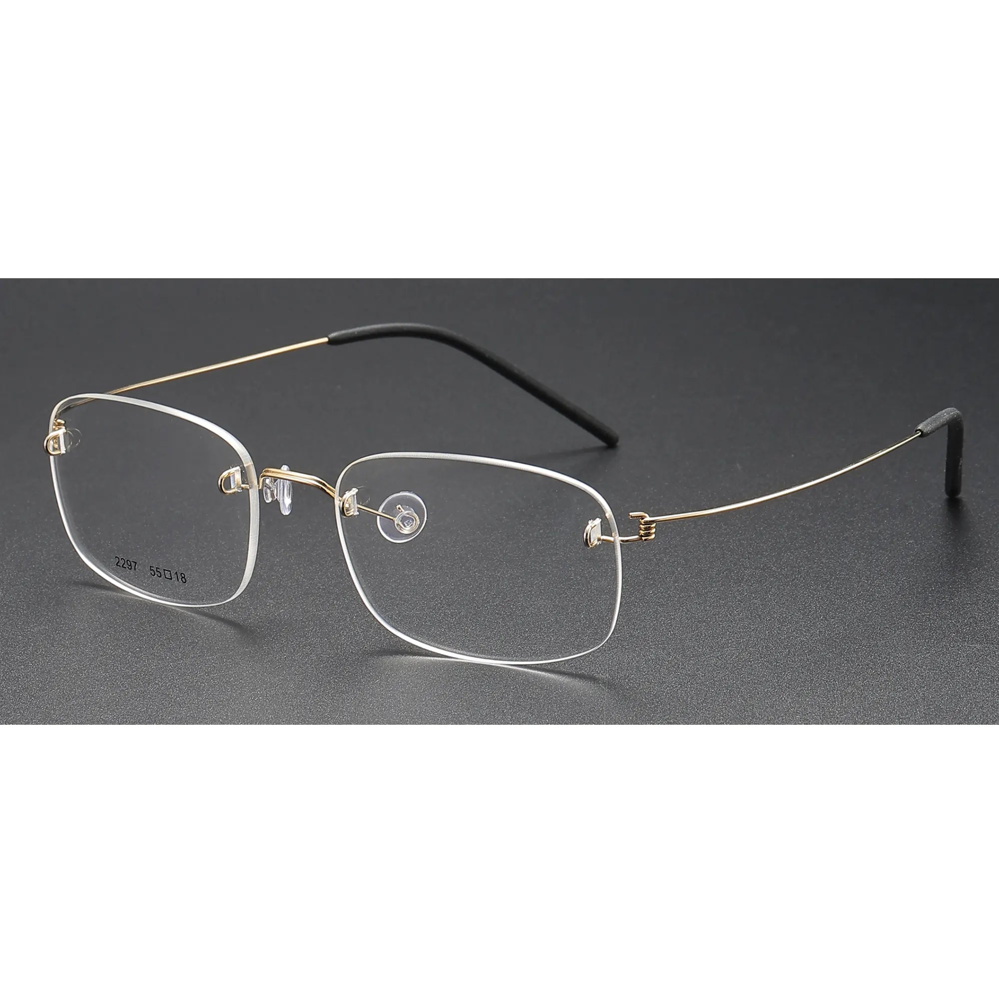 Rectangle Rimless Glasses LE1356