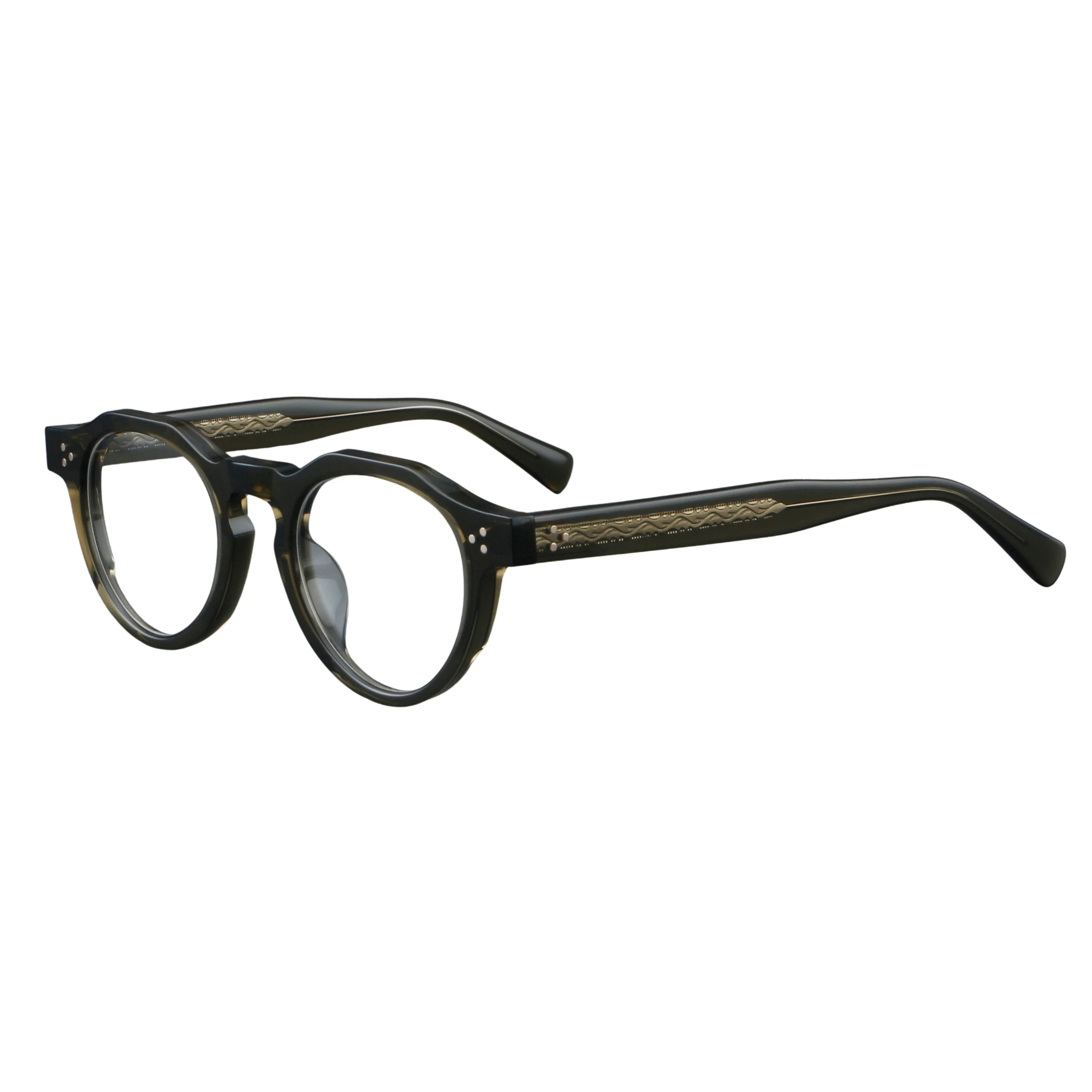 Round Acetate Glasses LE7068