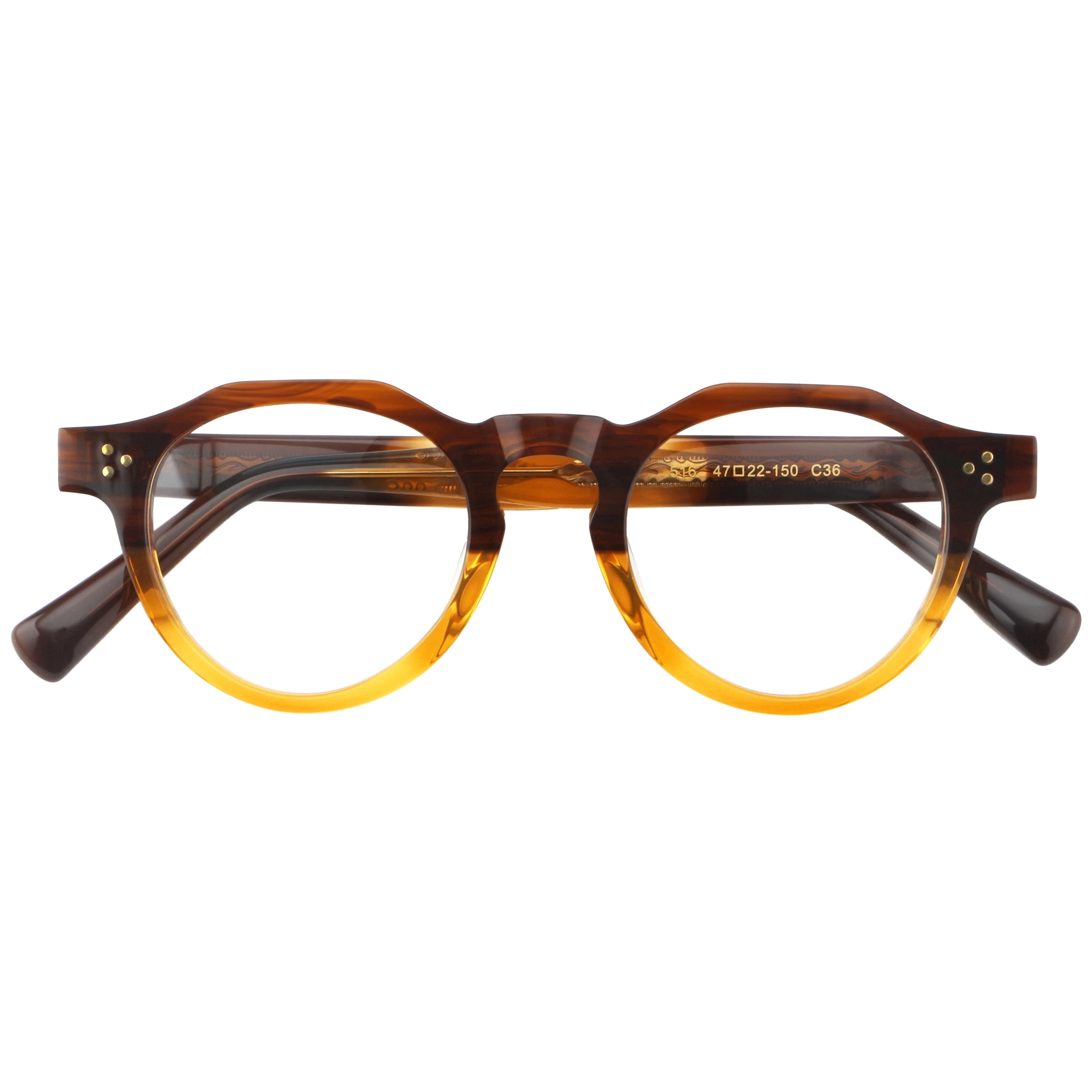 Round Acetate Glasses LE7068