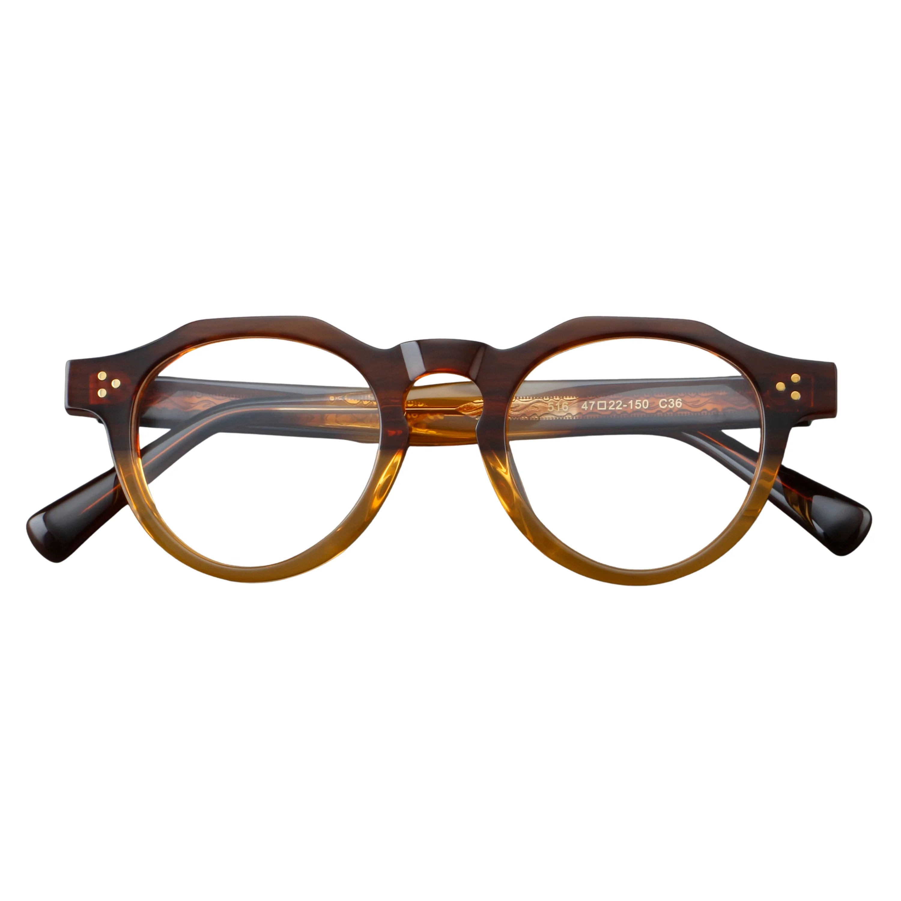 Round Acetate Glasses LE7068
