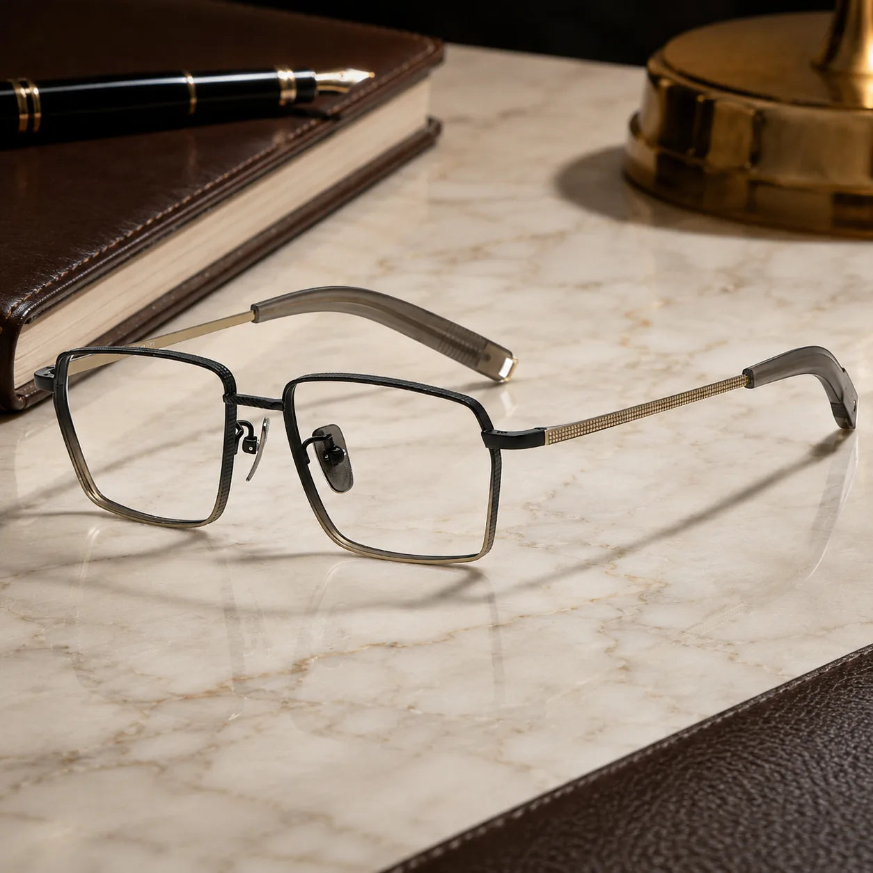 Rectangle Glasses LE0021